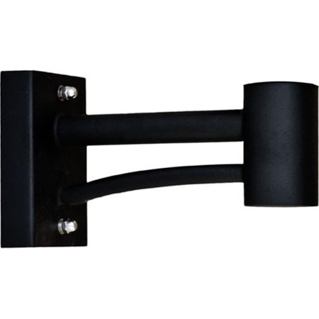 INTENSE Wall Mounted Arm for Small & Medium GM Post Top Fixture, Black IN2563141